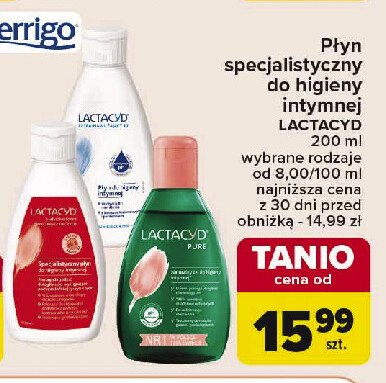 Płyn ginekologiczny zapas Lactacyd femina plus promocja