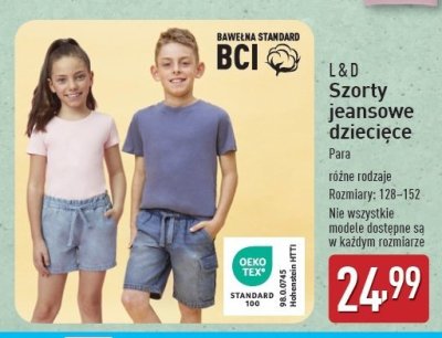 Szorty jeansowe 128-152 Lily & dan promocja