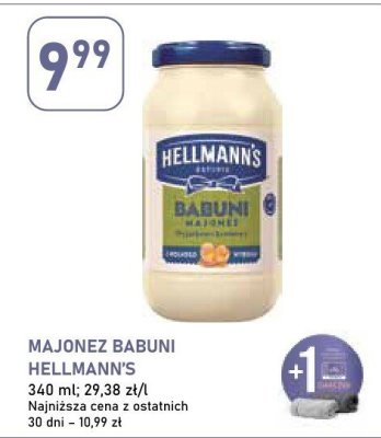 Majonez Babuni Hellmann's promocja w Stokrotka