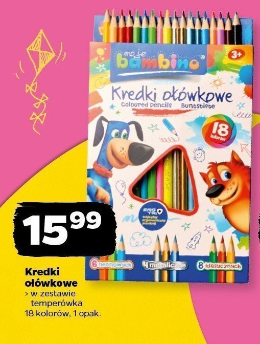 Kredki ołowkowe Moje bambino promocja