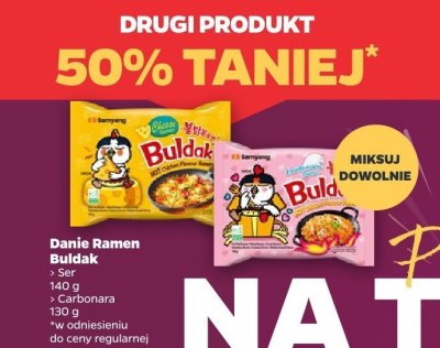 Danie Ramen Buldak Ser promocja w Netto