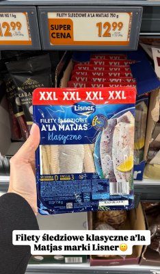Filety śledziowe klasyczne a'la Matjas promocja w Biedronka