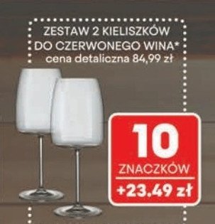 Kieliszki do czerwonego wina Masterchef promocja w Intermarche