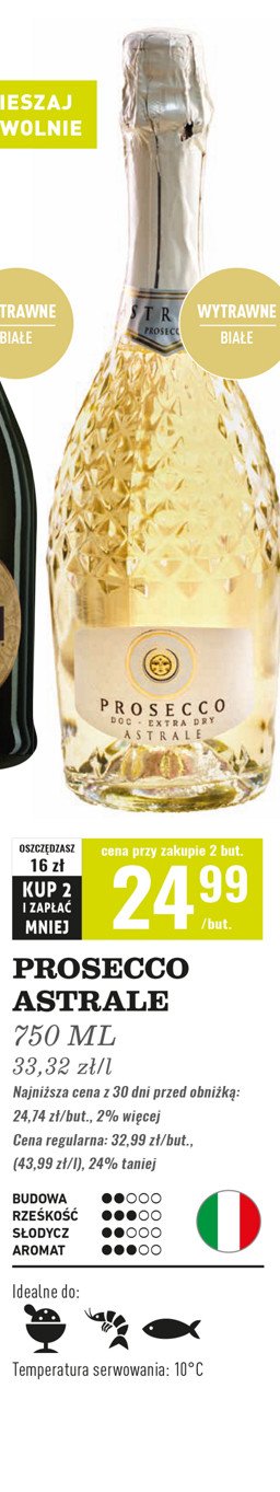 Wino Astrale prosecco promocja w Biedronka