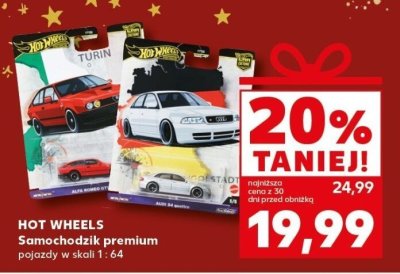 Samochodzik premium HOT WHEELS pojazdy w skali 1:64 promocja w Kaufland