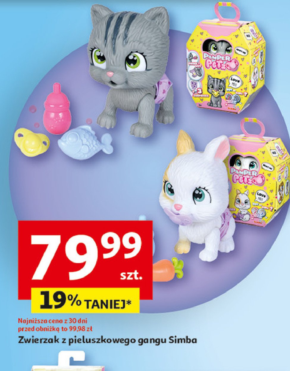 Zwierzak pamper pets Simba promocja w Auchan