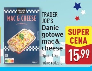 Danie mac & cheese z szynką Trader joe's promocja