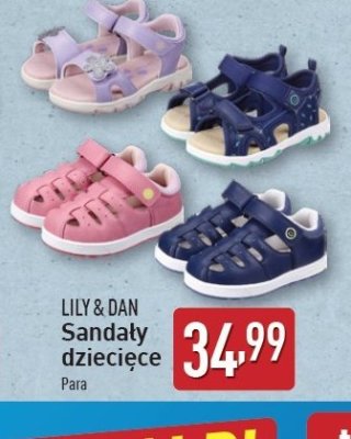 Sandały dziecięce 23-29 Lily & dan promocja