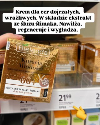 Krem Kuracja Młodości regenerujący 60+ promocja w Rossmann