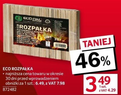 Eco rozpałka promocja w Selgros
