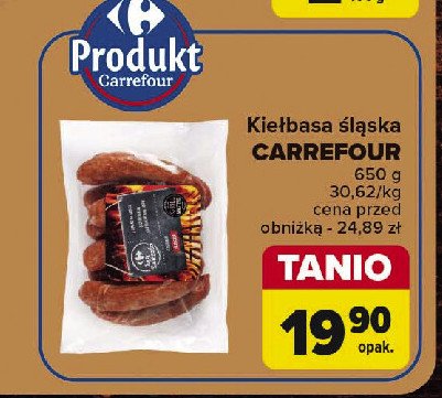 Kie艂basa 艣laska Carrefour promocja