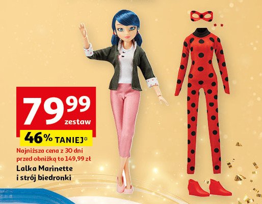 Lalka miraculous marinette i strój promocja w Auchan