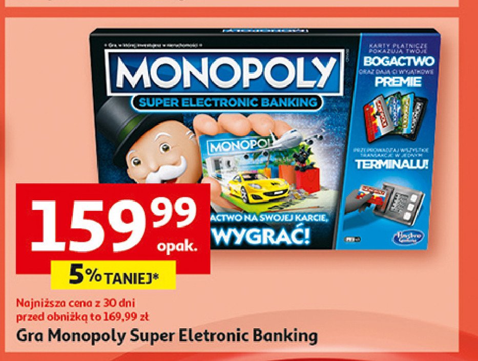 Monopoly super electronic banking Hasbro promocja