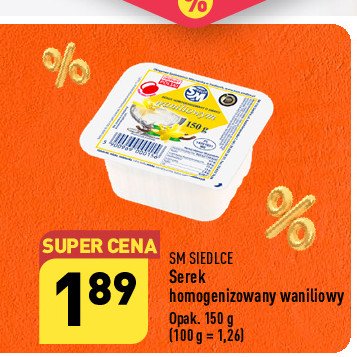 Serek wanilia Osm siedlce promocja