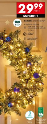 Lampki choinkowe LED dł. 7,48 cm promocja w Biedronka