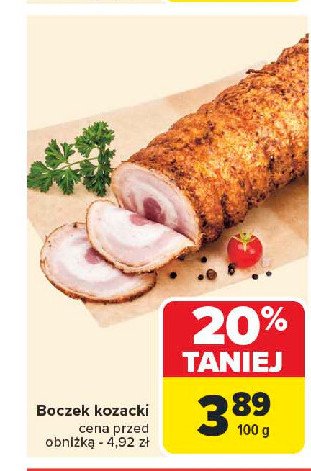 Boczek kozacki promocja