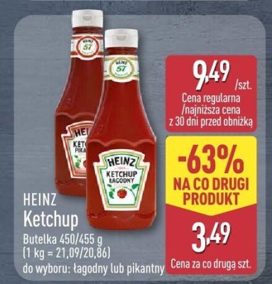 Ketchup łagodny promocja w Aldi