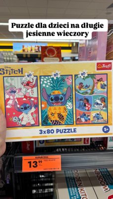 Puzzle 100 lub 3W1 promocja w Biedronka