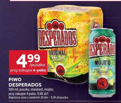 Piwo Desperados promocja w Stokrotka