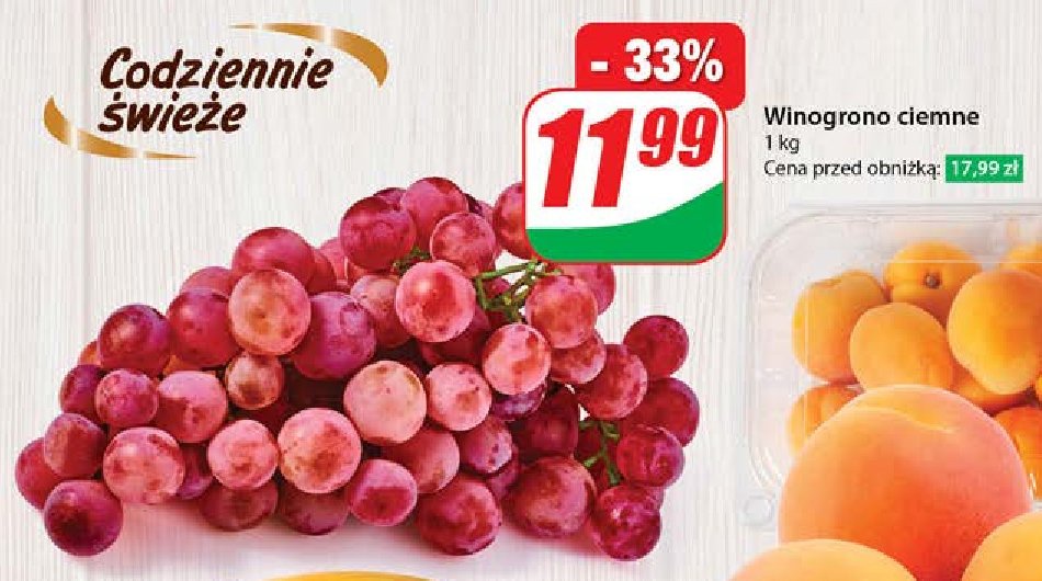Winogrona ciemne promocja w Dino