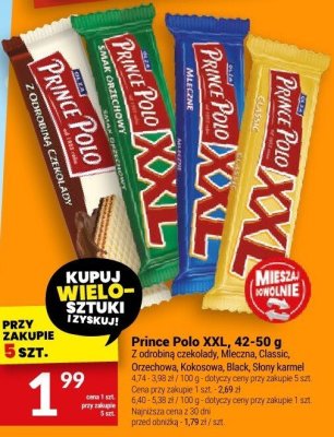 Wafel Prince Polo XXL, 42-50 g promocja w Twój Market