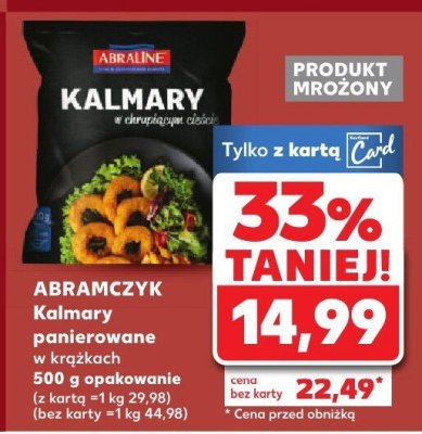 Kalmary panierowane w krążkach 500 g promocja w Kaufland