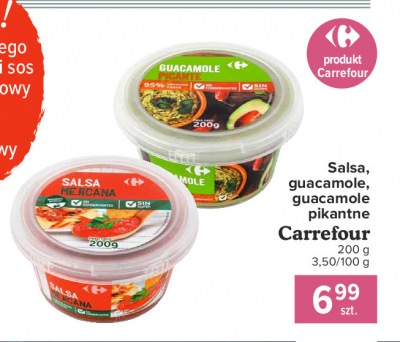 Sos guacamole picante Carrefour promocja