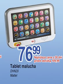 Tablet malucha Mattel promocja w Pepco