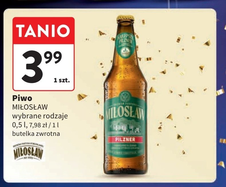 Piwo Miłosław promocja