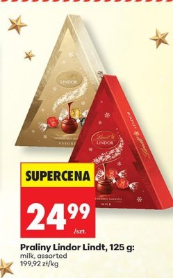 Praliny Lindor assorted promocja w Biedronka