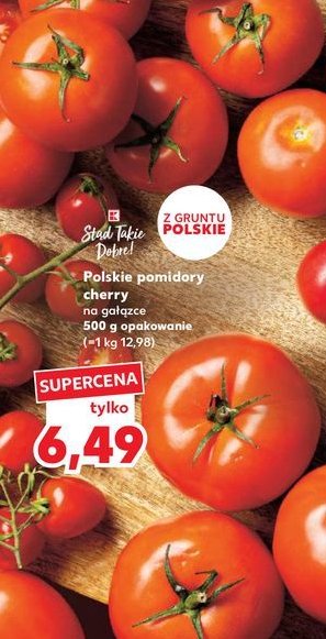 Pomidory cherry na gałązce polska K-classic stąd takie dobre! promocja