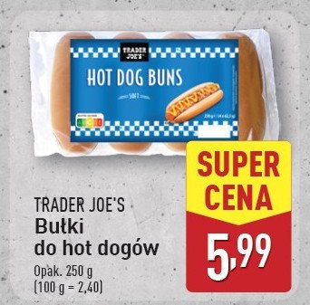 Bułki do hot-dogów Trader joe's promocja w Aldi