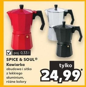 Kawiarka Spice&soul promocja