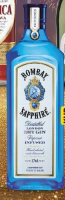 Gin 1 l Bombay Sapphire promocja