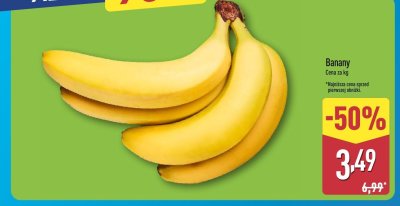 Banany promocja w Aldi