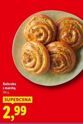 Bułeczka z matchą promocja w Lidl