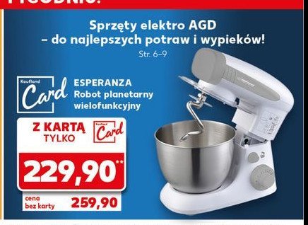 Robot planetarny ekm024 Esperanza promocja w Kaufland