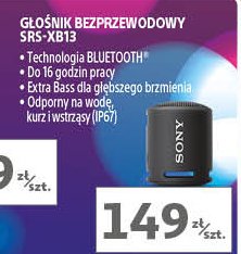 G艂o艣nik srs-xb13 Sony promocja