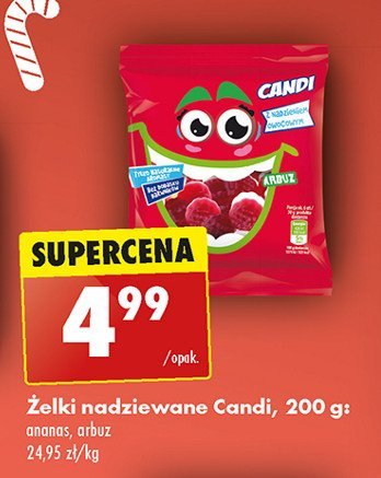 Żelki nadziewane arbuz Candi promocja