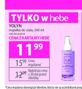 Mgiełka do ciała plum Yolyn promocja