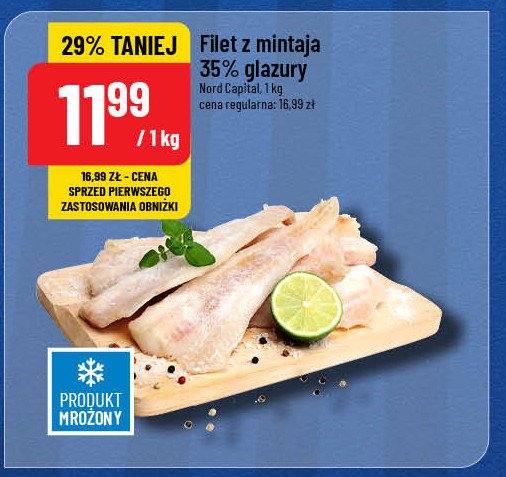 Filet z mintaja bez skóry Nord capital promocja