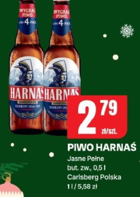 Piwo Harnaś Jasne Pełne but. zw. promocja w Chorten