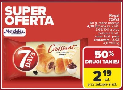 Croissant Mondelez 7DAYS promocja w Carrefour