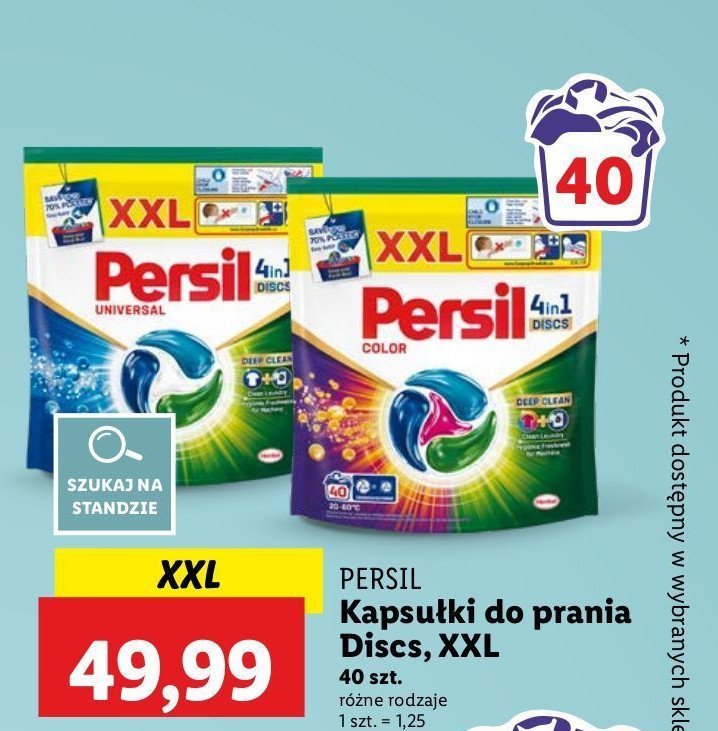 Kapsu艂ki do prania color Persil duo-caps promocja