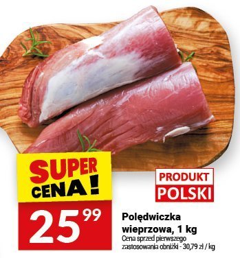 Polędwiczka wieprzowa, 1 kg promocja w Twój Market