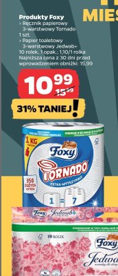 Ręcznik papierowy Tornado Foxy 3-warstwowy promocja w Netto