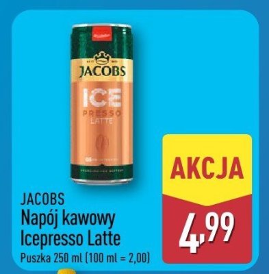 Napój kawowy Icepresso Latte promocja w Aldi