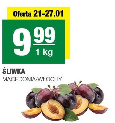 Śliwka Macedonia/Włochy promocja w SPAR