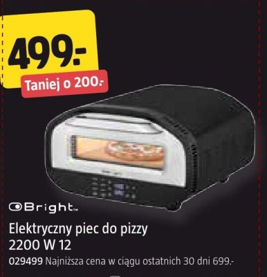 Piec do pizzy elektryczny Bright 2200 W 12 promocja w Jula