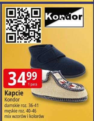 Kapcie Kondor promocja w Leclerc